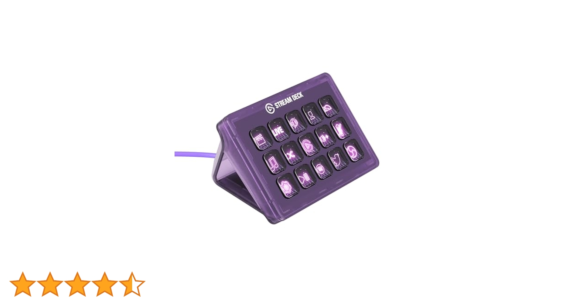 エルガト ストリームデック 紫 Elgatoのショートカットキーボード「Stream Deck MK.2」の新色
